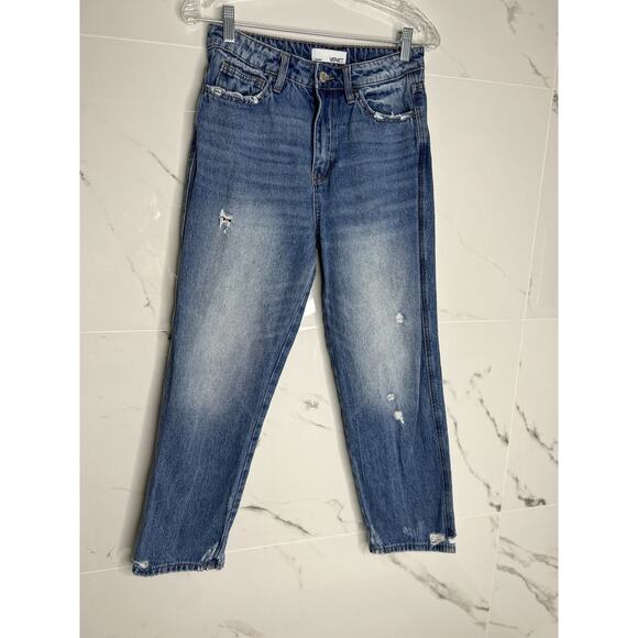 Vermet Los Angeles Size 27 X 26 Women's Straight Leg Boyfriend Jeans High rise - Picture 7 of 16